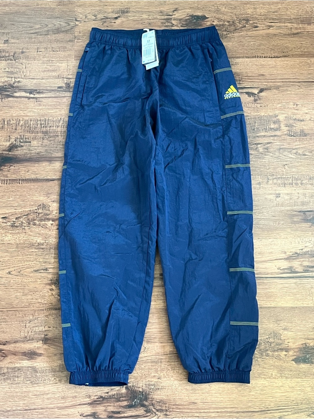Adidas Equipment Track Pants ‘Navy Yellow’ (size mens M)